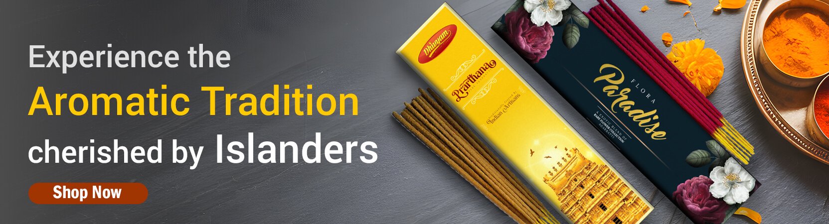 incense sticks banner